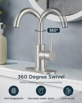 FORIOUS pop-up drain completes the bathroom faucet set and drain aesthetics