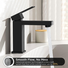 FORIOUS 1.2 gpm flow delivers steady, quiet water use.