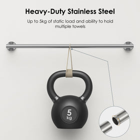 FORIOUS toilet paper holder keeps rolls stable and within reach