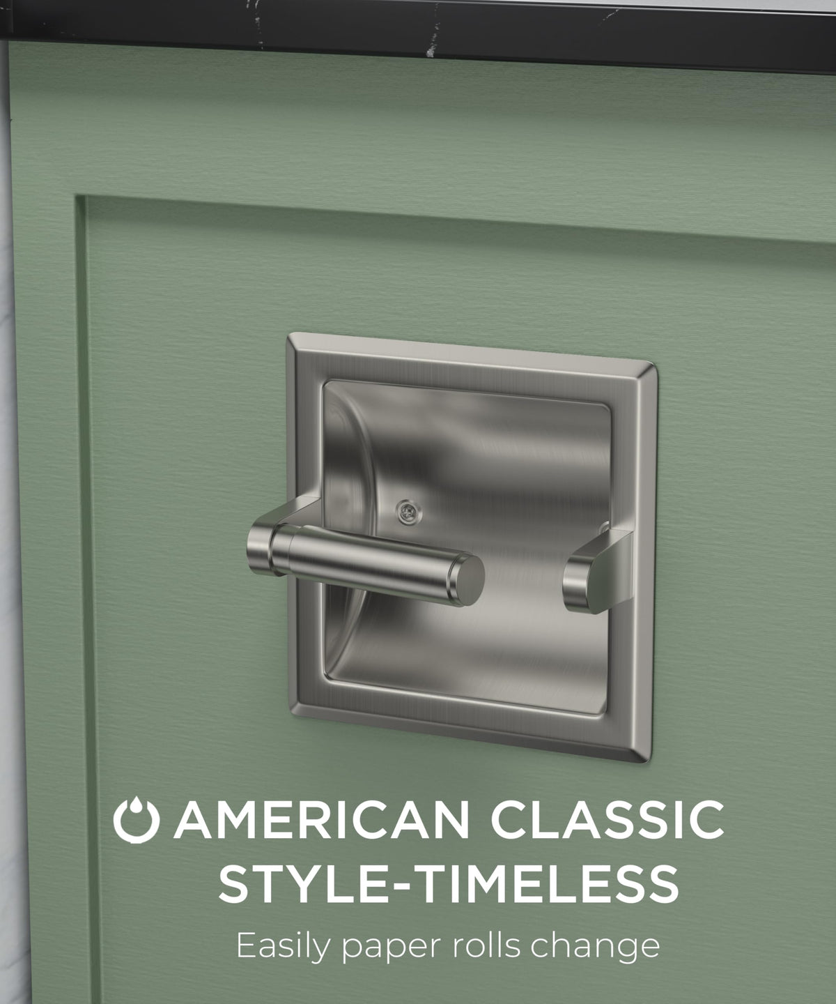 FORIOUS satin nickel finish close-up highlighting anti-tarnish coating and refined texture.