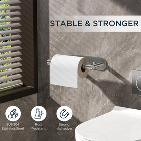 FORIOUS brushed nickel finish adds contemporary style to a bathroom.