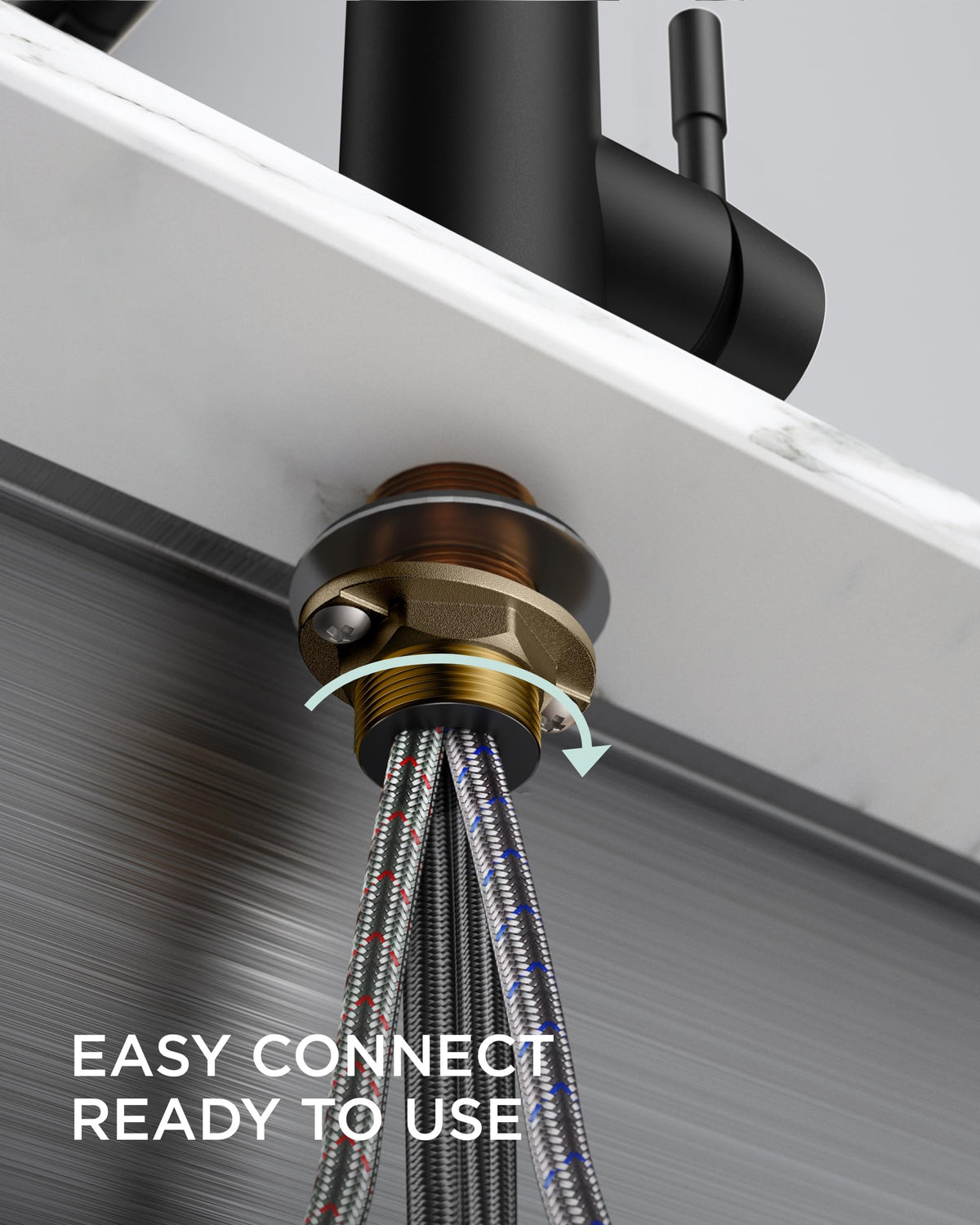 FORIOUS dual-function faucet offering stream and spray for tasks
