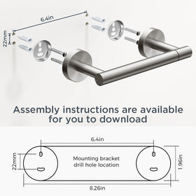 FORIOUS wall-mount hardware includes all mounting screws for quick installation.