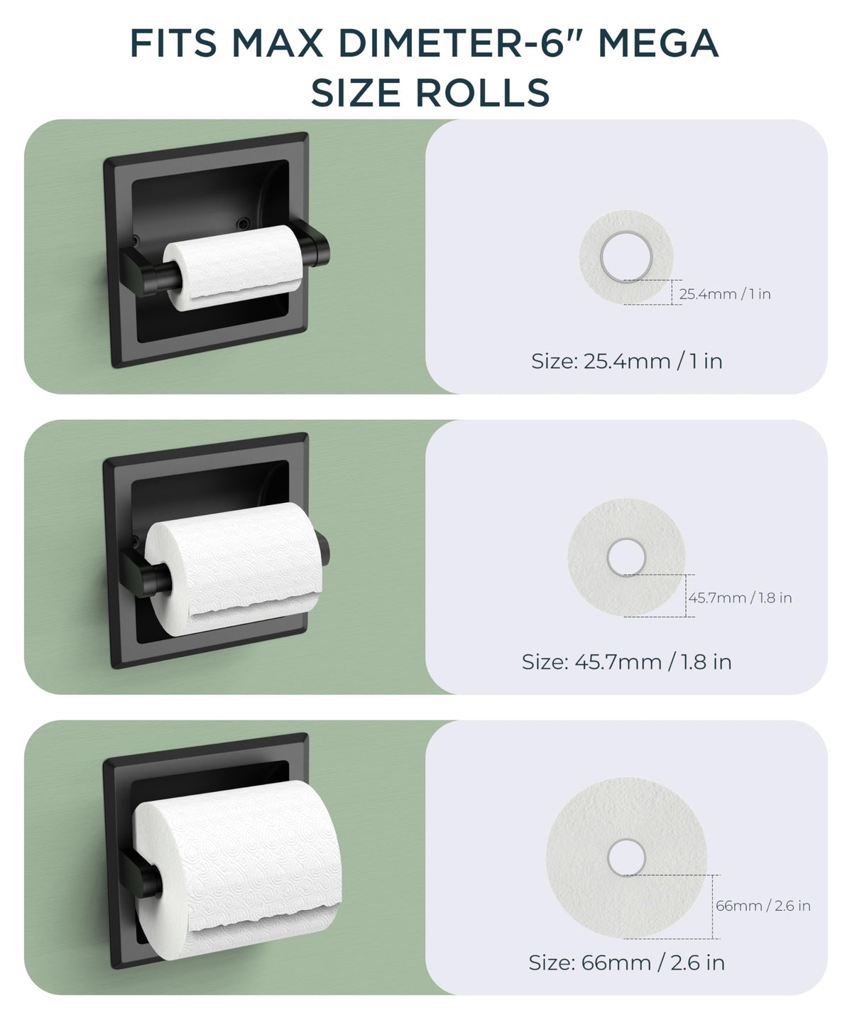 FORIOUS easy-install hardware included ensures quick and tool-free mounting.