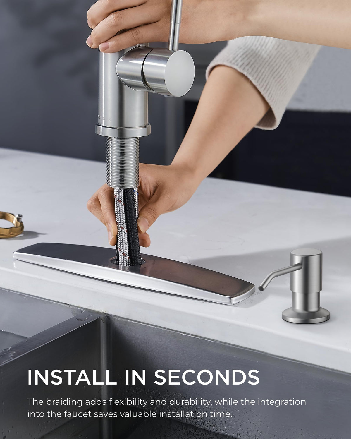 FORIOUS five layer nanotech finish resists fingerprints and water spots.