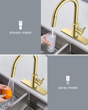 FORIOUS faucet with 360-degree swivel for enhanced sink accessibility