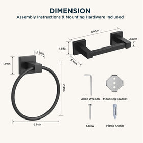 FORIOUS versatile hardware for home and motorhome baths