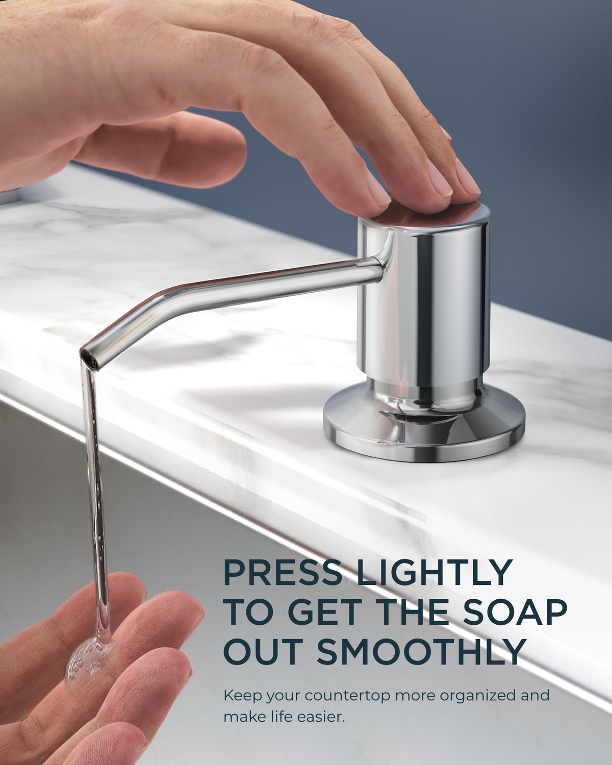 FORIOUS faucet offers three spray modes for versatile water flow in daily cooking