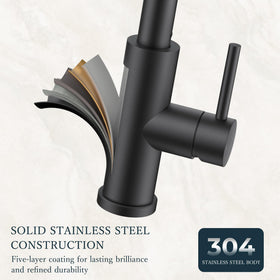 FORIOUS deck plate-optional design creates a clean single-hole look.