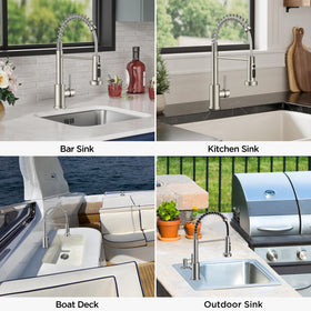 FORIOUS kitchen faucet delivers steady flow and efficient water use