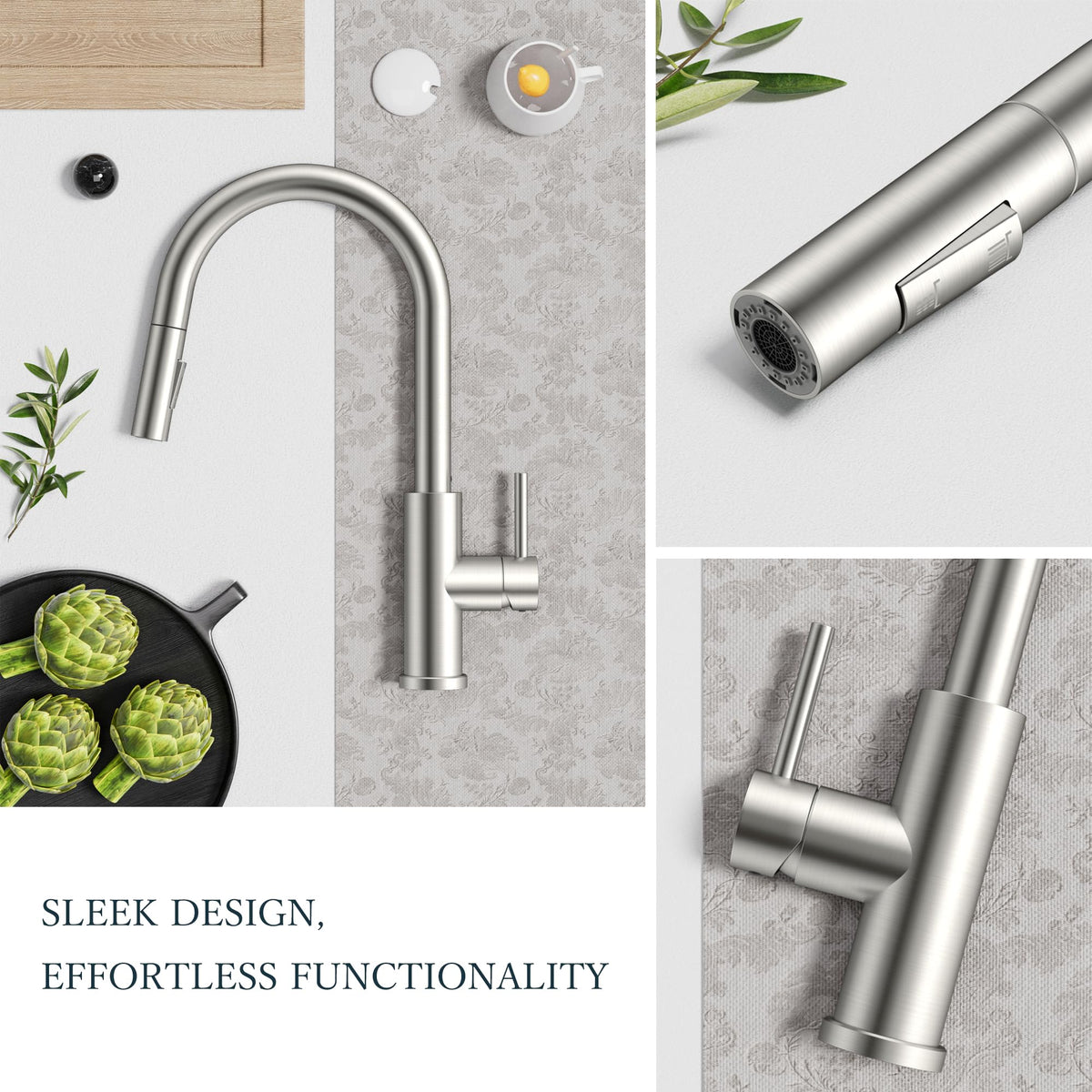 FORIOUS stainless steel construction stands up to daily use with simple maintenance.