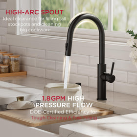 FORIOUS lead-free ceramic cartridge ensures smooth, drip-free operation