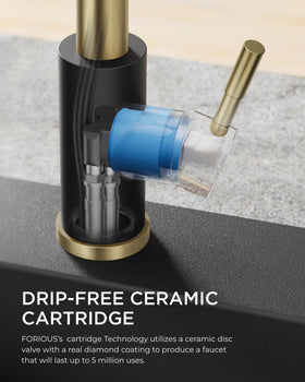 FORIOUS lead-free materials ensuring safe kitchen use