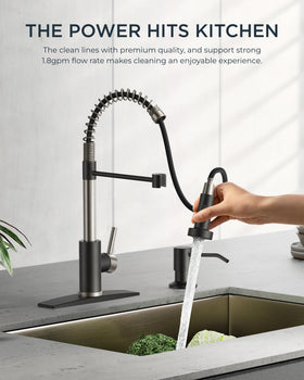 FORIOUS lead-free stainless steel design resists fingerprints.