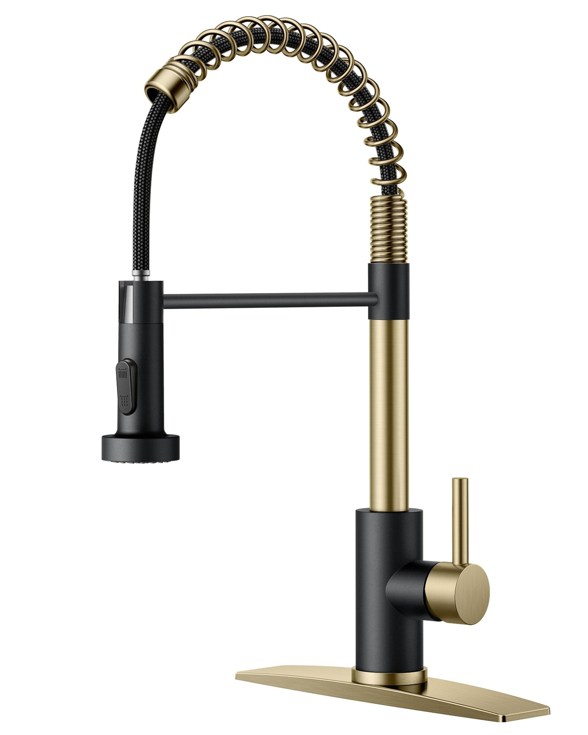FORIOUS kitchen faucet with pull-down sprayer for flexible sink tasks