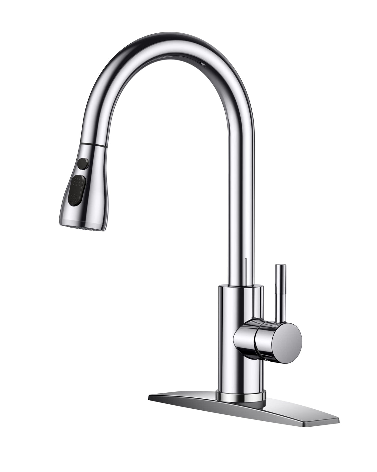 FORIOUS kitchen faucet with pull-down sprayer for versatile cleaning in busy kitchens