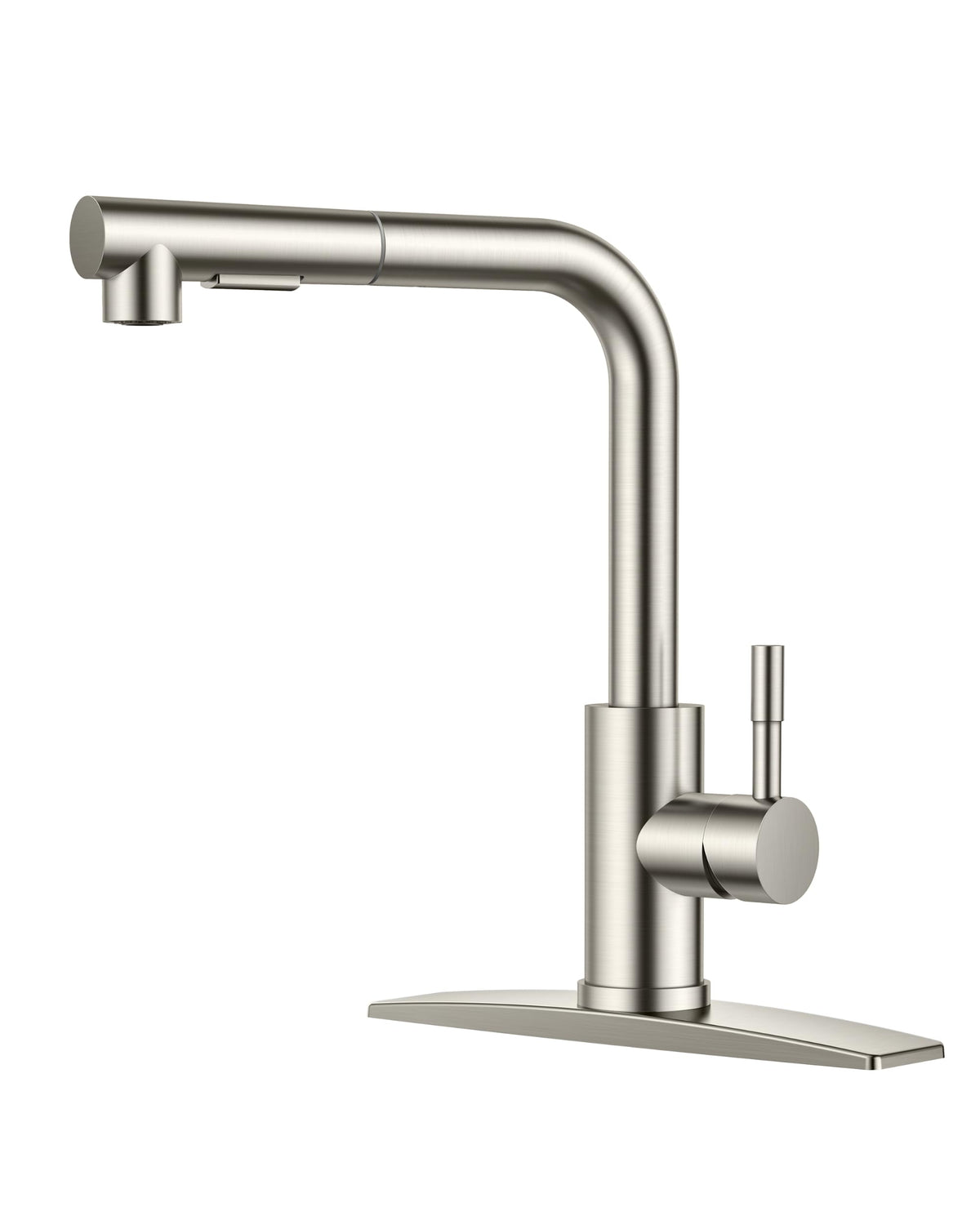 FORIOUS kitchen faucet with pull-down sprayer for versatile sink tasks.