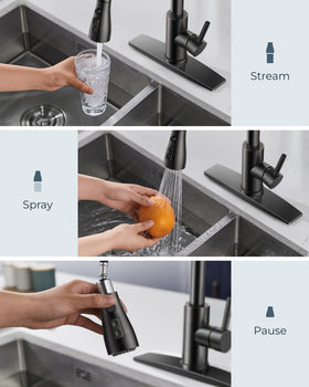 FORIOUS faucet swivel head provides flexible water control