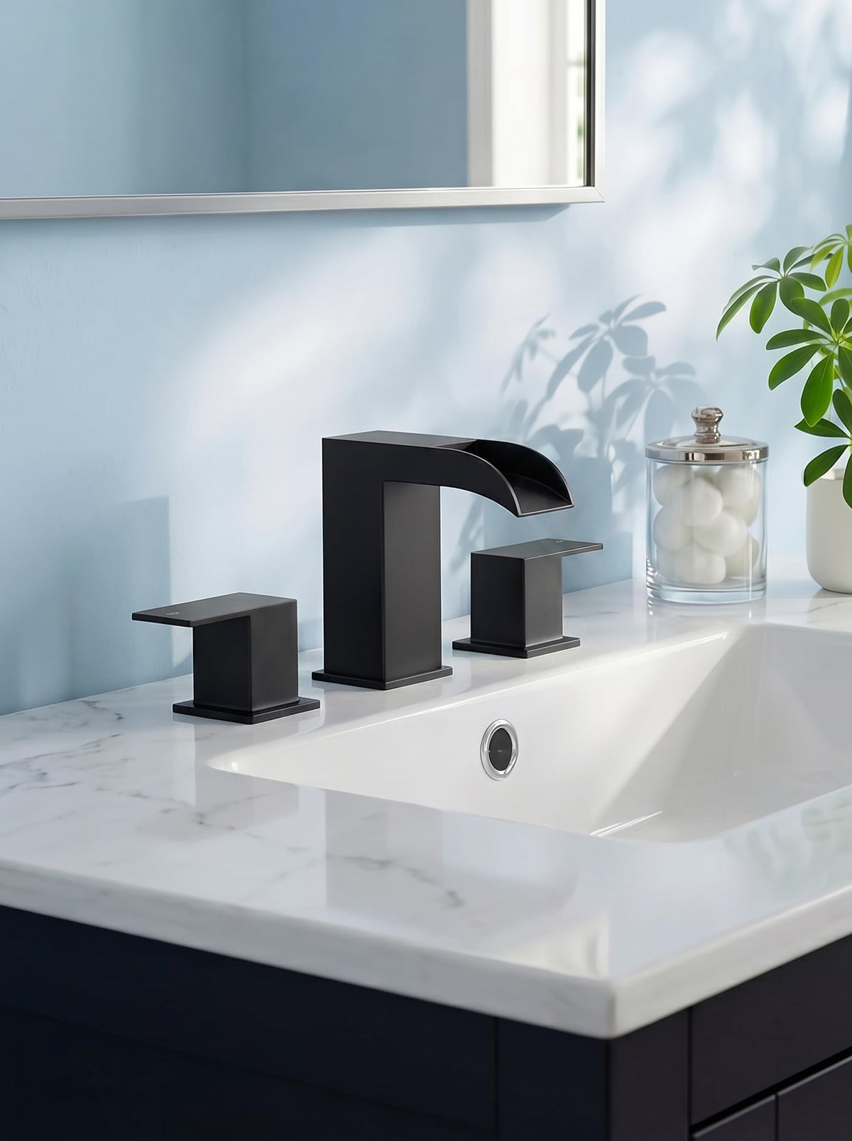 FORIOUS matte black faucet in 304 stainless steel resists rust and corrosion.