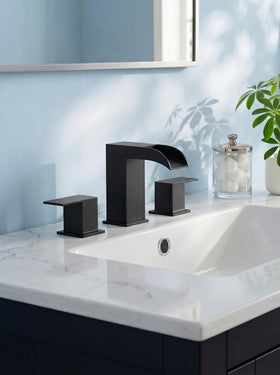 FORIOUS matte black faucet in 304 stainless steel resists rust and corrosion.