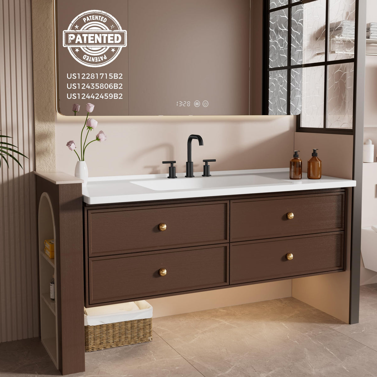FORIOUS matte black finish close-up showing rust and peel resistance test-friendly surface