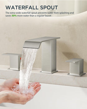 FORIOUS metal pop-up drain included for reliable drainage and easy maintenance