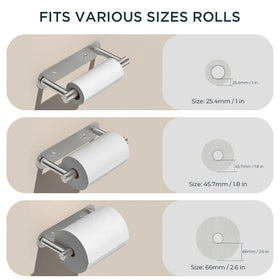 FORIOUS no-drilling installation option preserves walls.