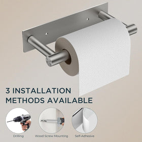 FORIOUS rustproof bathroom holder shown in humid environment with long-lasting finish.