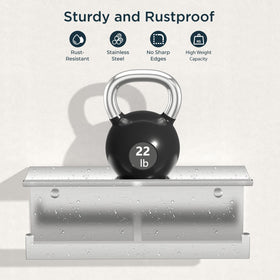 FORIOUS double-roll holder includes hidden screws for safety and a clean finish.
