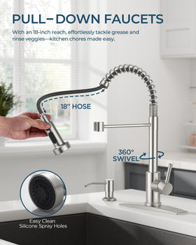 FORIOUS silicone nozzle is easy to clean and resists buildup
