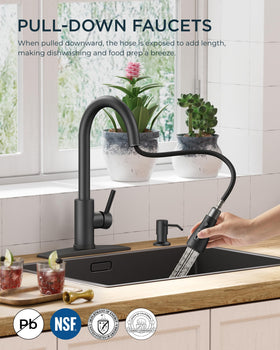 FORIOUS 350ml soap dispenser keeps soap within easy reach for cleaning.