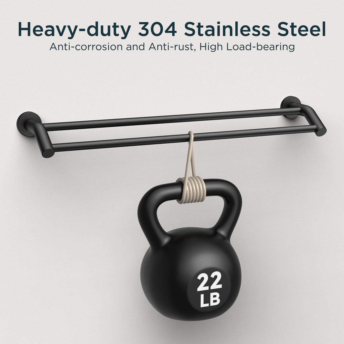 FORIOUS SUS304 stainless steel close-up, corrosion-resistant for daily bathroom use.