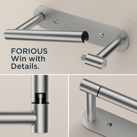 FORIOUS SUS304 stainless steel construction resists humidity and rust.