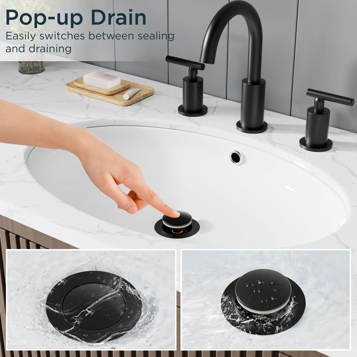 FORIOUS standard drain fit for 1-3/4 inch openings