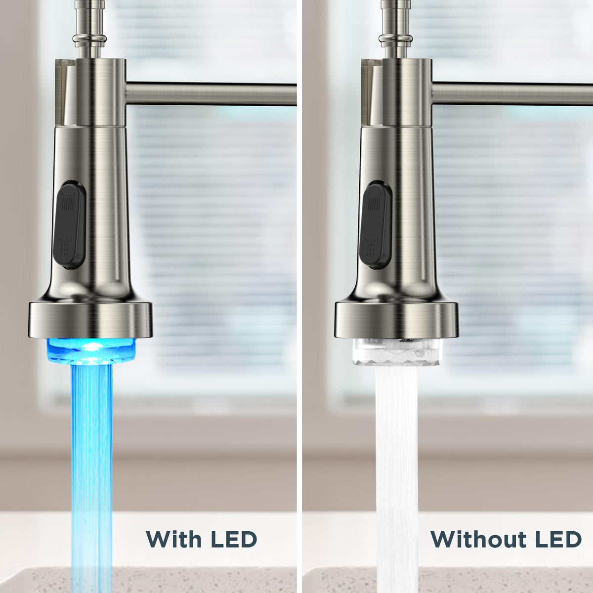 FORIOUS SUS304 stainless steel finish ensures durability and lead free reliability in everyday use