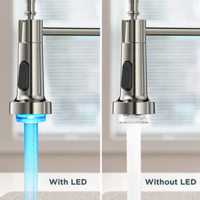 FORIOUS SUS304 stainless steel finish ensures durability and lead free reliability in everyday use