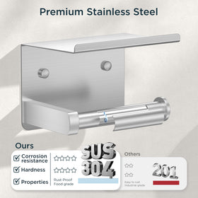 FORIOUS brushed nickel finish, modern design enhances bathroom aesthetics.