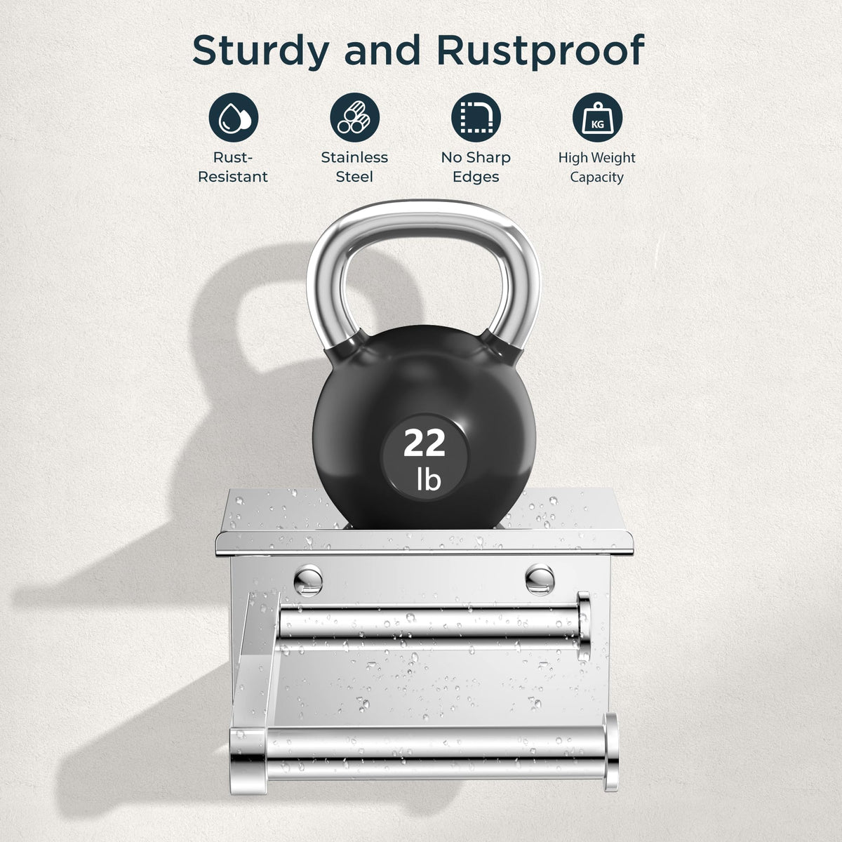 FORIOUS mega-roll compatible design fits large rolls for easy replacement
