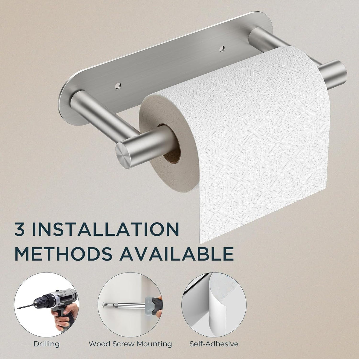 FORIOUS screw installation showing secure wall mount.