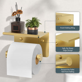 FORIOUS mega-roll compatible design fits large rolls for fewer refills.