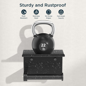 FORIOUS matte black wall mount, durable SUS 304 steel resists humidity.