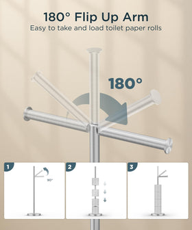 FORIOUS 6.5-inch bar fits most roll sizes for convenience.