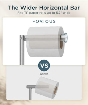 FORIOUS stands 23.2 inches tall for easy reach.