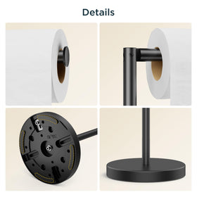 6.5-inch horizontal bar fits most rolls securely