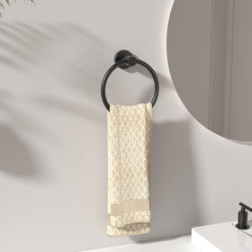 FORIOUS towel ring with multiple finishes for bathroom or kitchen use.