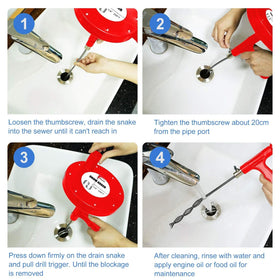 Forlivese Storage drum keeps the tool organized after use.