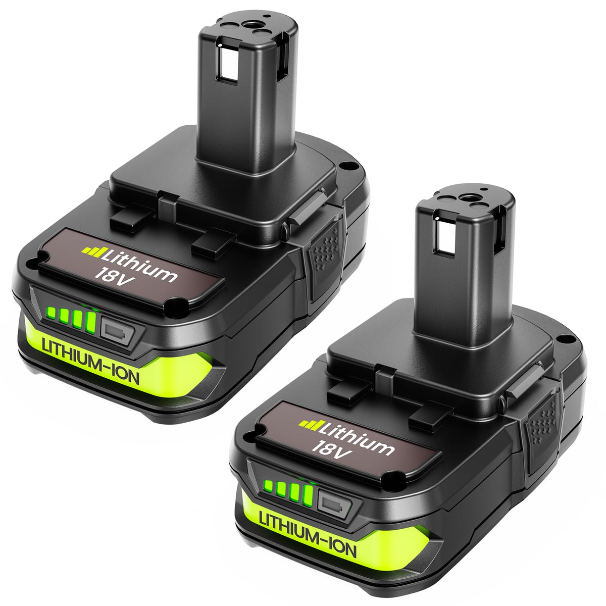FORNERGY 2-pack 18V battery showing two 3.5Ah packs for extended runtime.