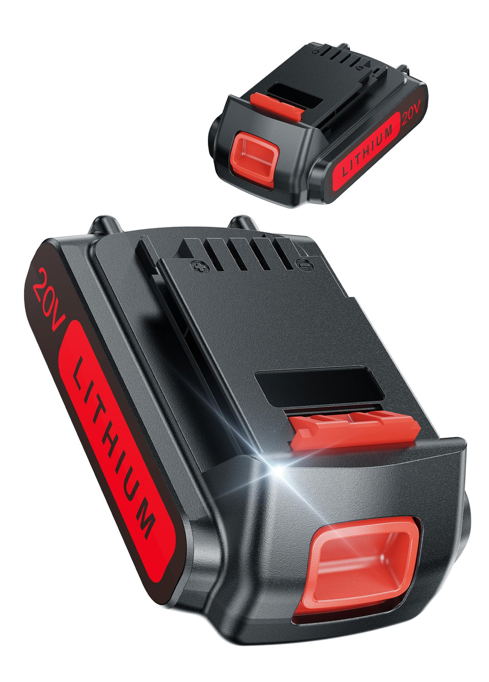 FORNERGY 2-pack 5.0Ah battery bundle powers Black and Decker tools efficiently.