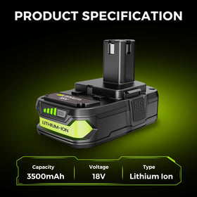FORNERGY packaging with two batteries and charger compatibility info.