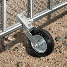 ForoGore gate wheel mounted on bottom pipe for stable operation